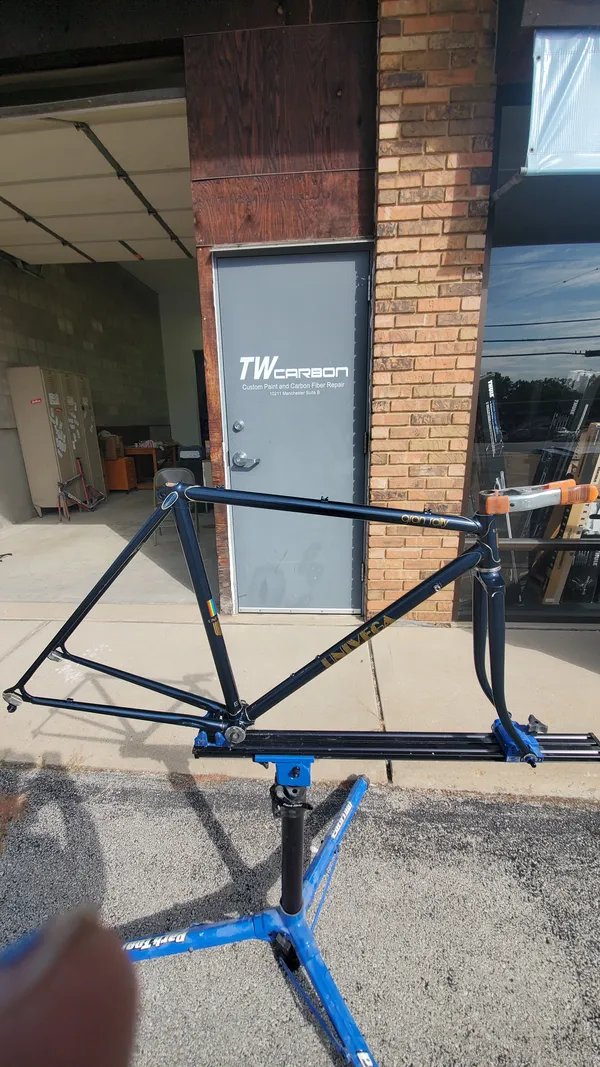 Metal Frames - Univega Dark Blue And Gold