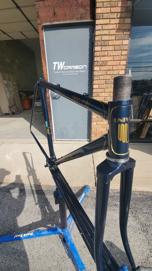 Metal Frames - Univega Dark Blue And Gold