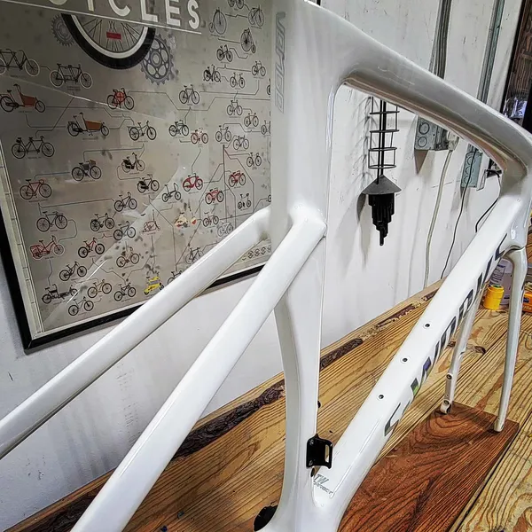 Specialized Jobs - SL7 White with Oil Slick Chrome Logos